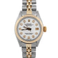 Ladies Rolex DateJust 26mm White DIAMOND Yellow Gold Steel JUBILEE 6917 Watch