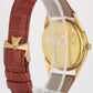 VINTAGE Vacheron Constantin 18k Yellow Gold Silver 33mm 4752 Leather Watch