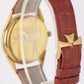 VINTAGE Vacheron Constantin 18k Yellow Gold Silver 33mm 4752 Leather Watch