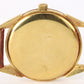 VINTAGE Vacheron Constantin 18k Yellow Gold Silver 33mm 4752 Leather Watch
