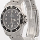 Rolex Submariner No-Date BLACK 4-Line Stainless Steel REHAUT 40mm Watch 14060