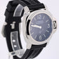 2023 PAPERS Panerai Luminor Stainless Steel Black 44mm PAM01086 Rubber Watch BOX