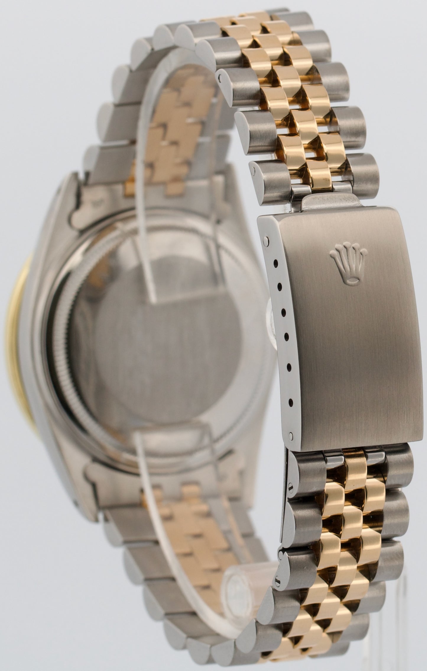 Rolex DateJust 36mm CHAMPAGNE DIAMOND Two-Tone 18K Yellow Gold JUBILEE 16013