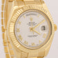 MINT Rolex Day-Date II President 41mm WHITE ROMAN 18K Yellow Gold 218238 BOX