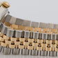 Rolex DateJust 36mm CHAMPAGNE DIAMOND Two-Tone 18K Yellow Gold JUBILEE 16013