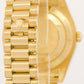 MINT Rolex Day-Date II President 41mm WHITE ROMAN 18K Yellow Gold 218238 BOX