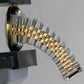 Rolex DateJust 36mm CHAMPAGNE DIAMOND Two-Tone 18K Yellow Gold JUBILEE 16013