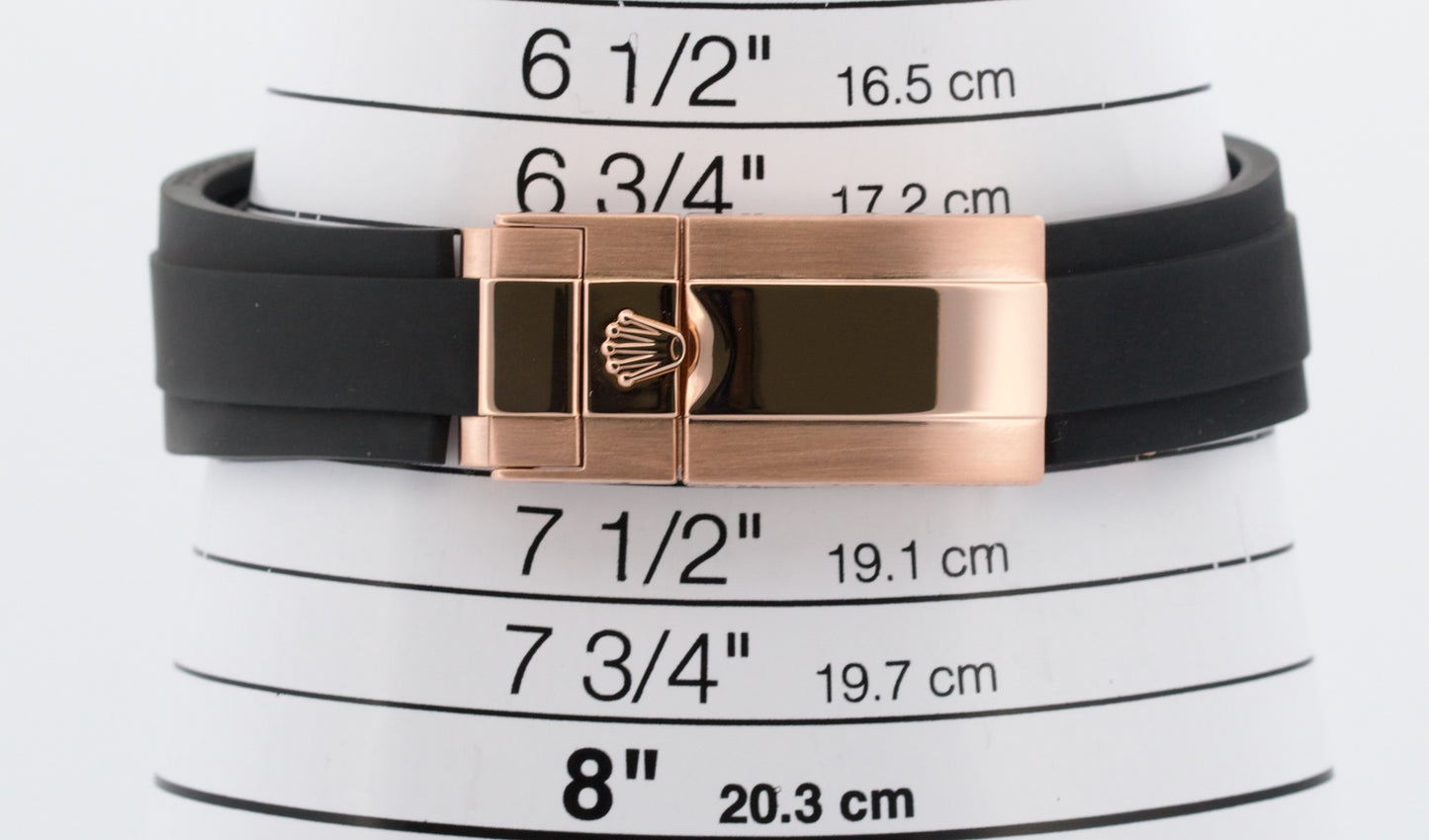 Rolex Yacht-Master BLACK 18K Rose Gold OYSTERFLEX Rubber Everose 40mm 116655