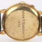 VINTAGE Tiffany & Co Chronograph 14k Yellow Gold Silver 35mm 44870 Manual Watch