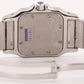 Ladies Cartier Santos Galbee IVORY ROMAN Quartz 24mm Two-Tone 18K Watch 1057930
