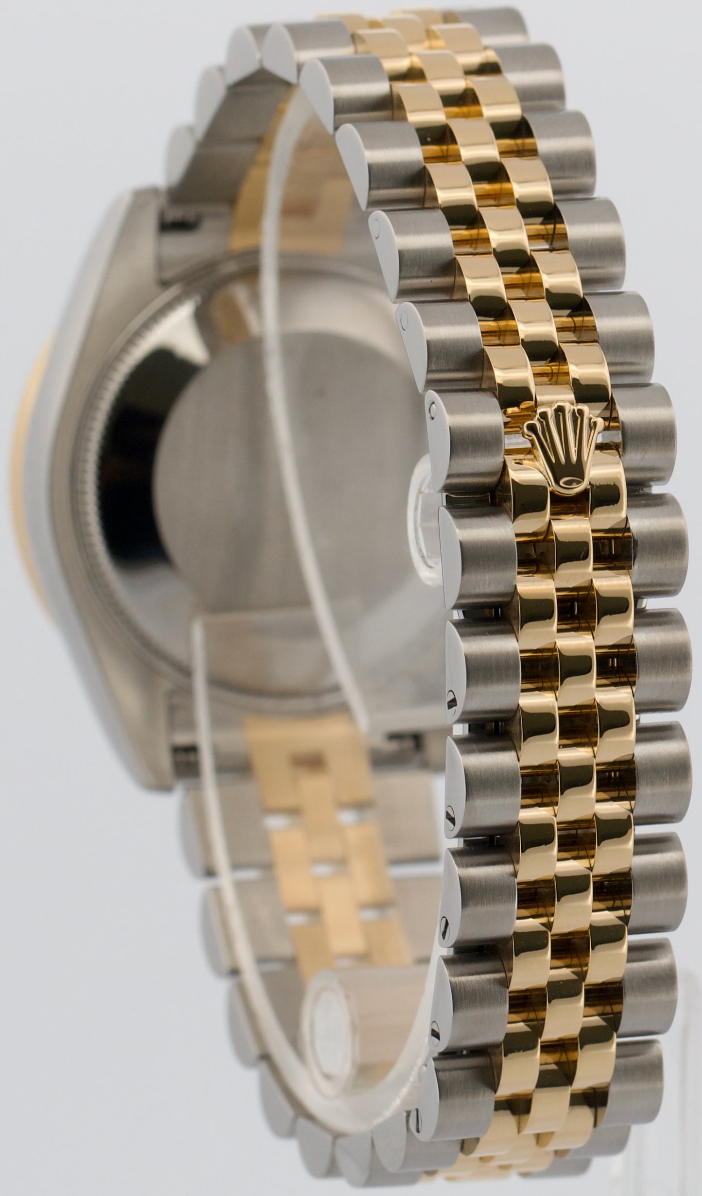 Rolex DateJust FACTORY CHAMPAGNE DIAMOND 31mm 18K Gold SUPER JUBILEE 178383