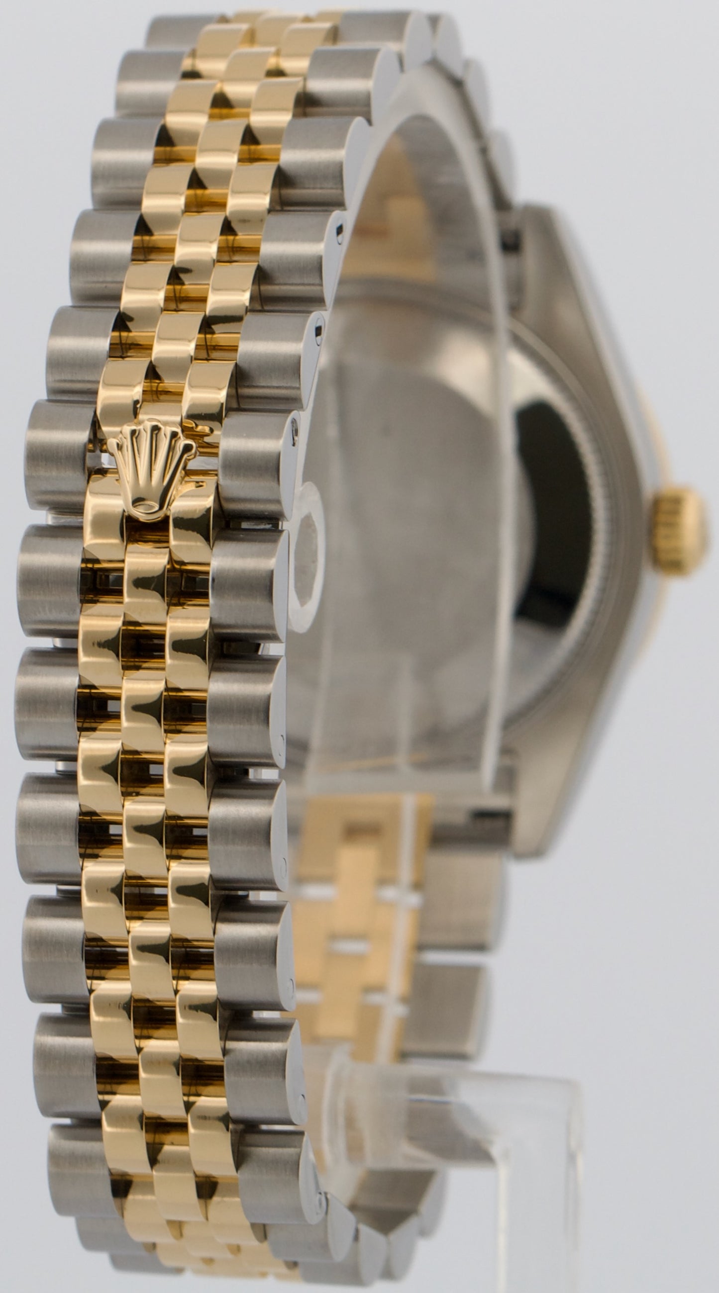 Rolex DateJust FACTORY CHAMPAGNE DIAMOND 31mm 18K Gold SUPER JUBILEE 178383