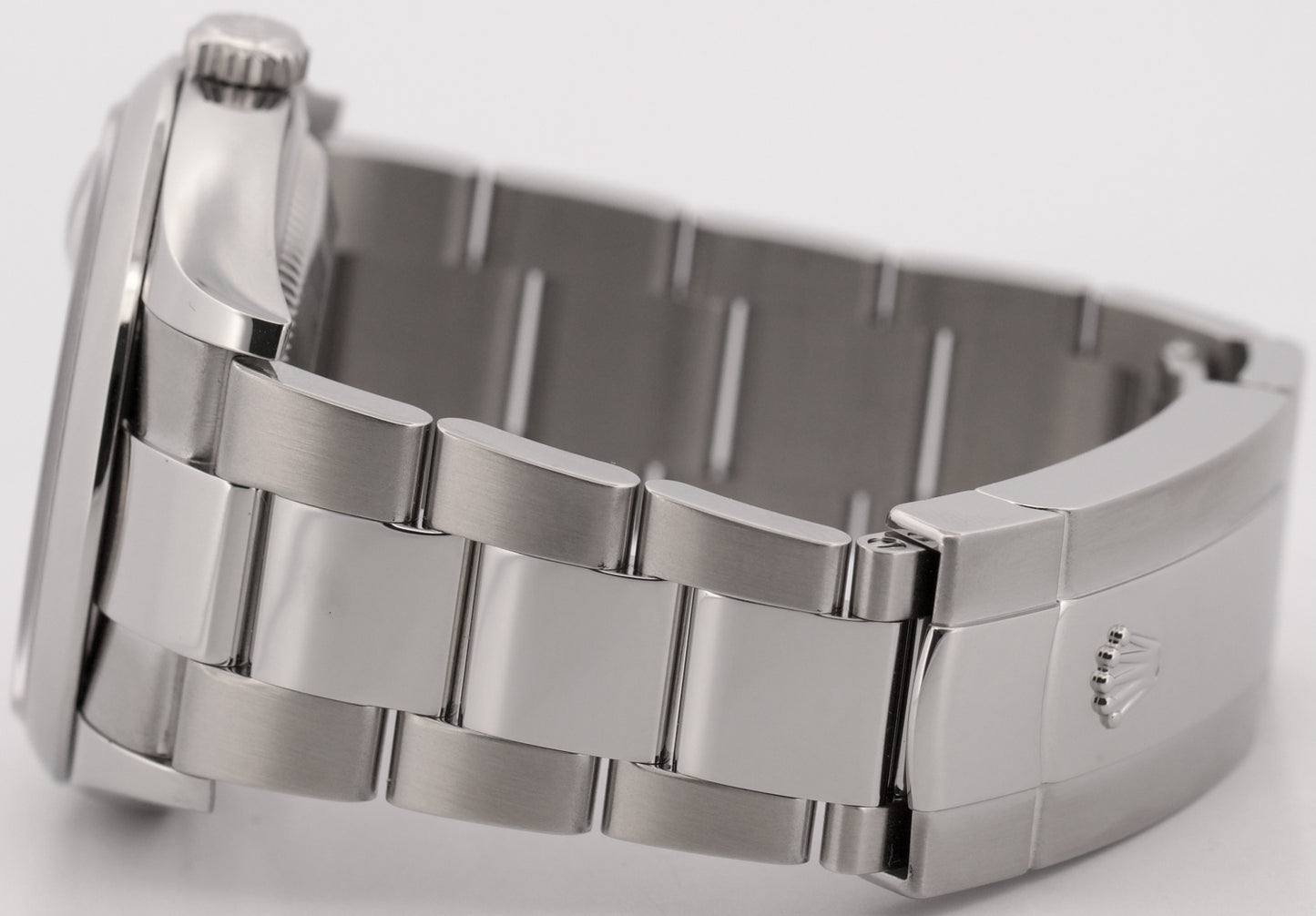 Rolex DateJust 36mm WHITE ROMAN Stainless Steel SMOOTH Oyster 126200 Watch