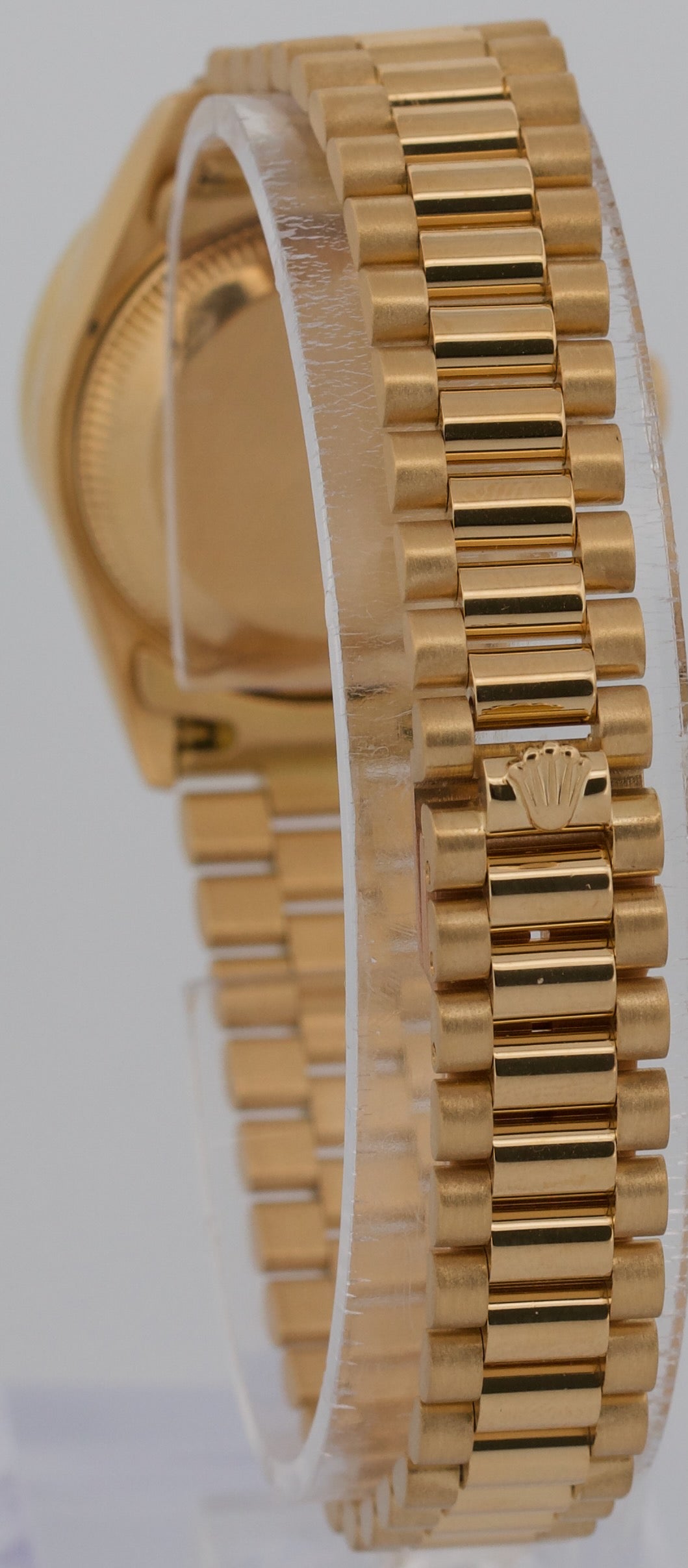 Ladies 1995 Rolex DateJust President BLUE DIAMOND 18K Yellow Gold 26mm 69178