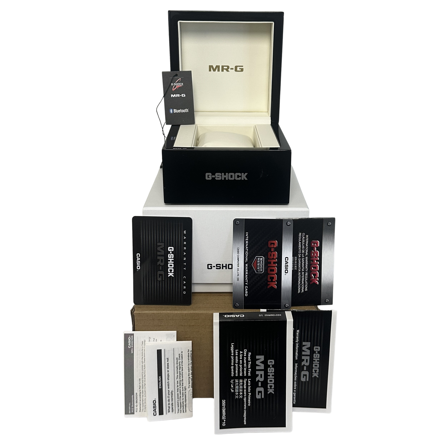 2024 PAPERS G-Shock CASIO MR-G Titanium DIGITAL 49mm MRGB000BA-1 Watch BOX
