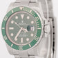 NOS STICKERED PAPERS Rolex Submariner Date HULK Green Steel 40mm 116610 LV BOX