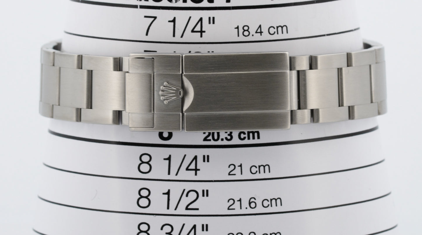 2017 PAPERS Rolex Explorer BLACK Stainless Steel MK1 39mm Oyster 214270 BOX