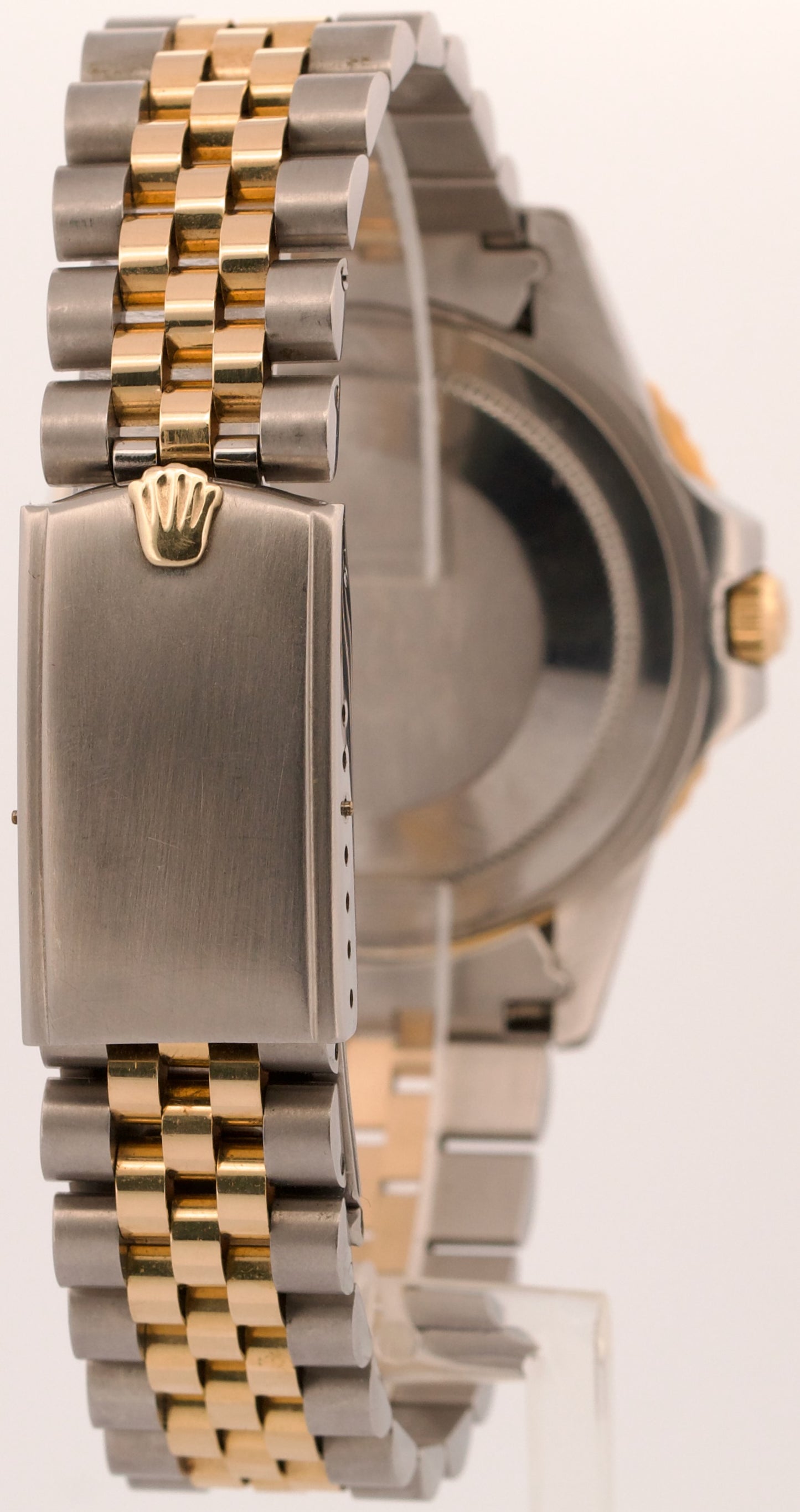 1970 Rolex GMT-Master BROWN 18K Gold Steel NIPPLE Root-Beer JUBILEE 40mm 1675