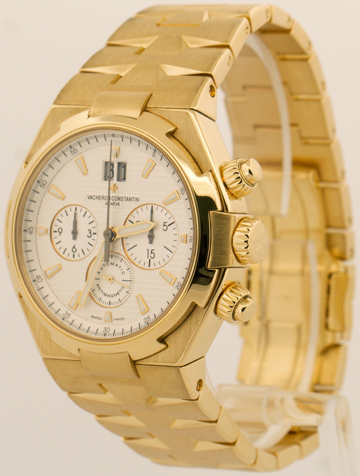 2026 SERVICE Vacheron Constantin Overseas Chronograph WHITE 42mm 49150/B01J-9215