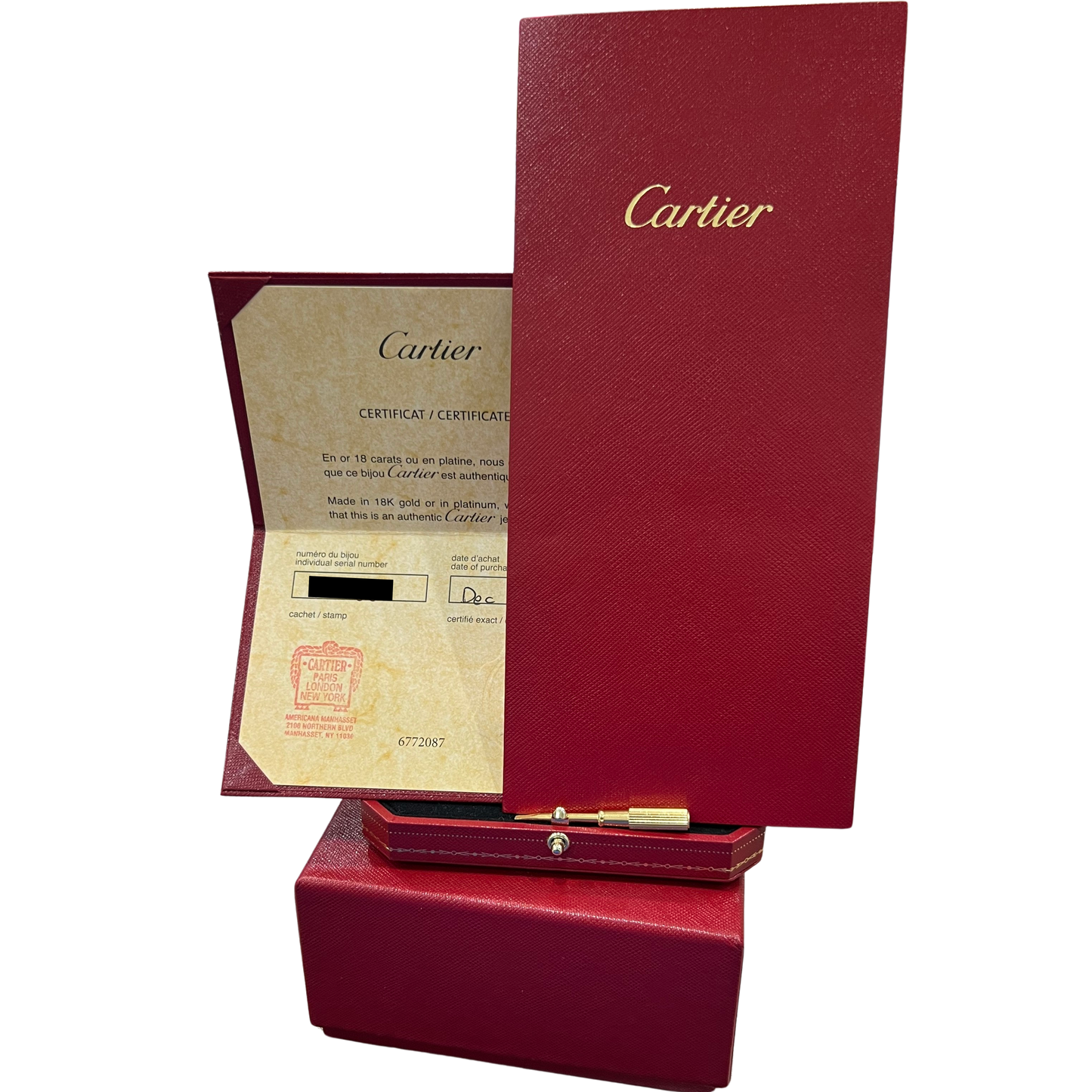 2021 PAPERS Cartier Love Bracelet Size 20 18K Yellow Gold BOX