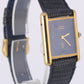 Must de Cartier Tank Vermeil Gold Plated 925 Silver Blue Spider Dial 23mm 590005