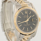 Rolex DateJust 36mm BLACK Two-Tone 18K Yellow Gold Steel Fluted JUBILEE 16233