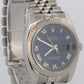 2006 PAPERS Rolex DateJust 36mm BLUE ROMAN 18K Gold Steel JUBILEE 18K 116234 BOX