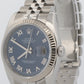 2006 PAPERS Rolex DateJust 36mm BLUE ROMAN 18K Gold Steel JUBILEE 18K 116234 BOX