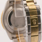 UNPOLISHED Rolex Submariner Date 40mm BLUE 18K Yellow Gold Steel NO-HOLES 16613