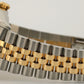 Rolex DateJust 36mm BLACK Two-Tone 18K Yellow Gold Steel Fluted JUBILEE 16233