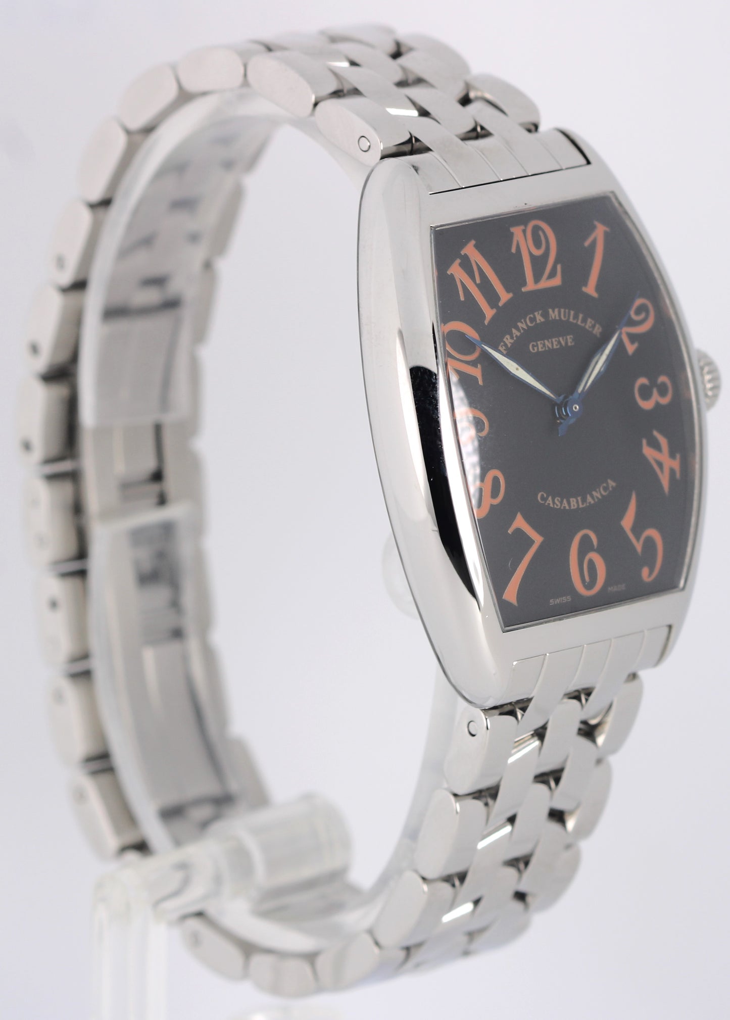 Franck Muller Casablanca Sahara Stainless Steel Black Orange 31mm 2852 Watch