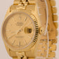 2021 RSC PAPERS Rolex DateJust 36mm CHAMPAGNE 18K Yellow Gold JUBILEE 16238 BOX