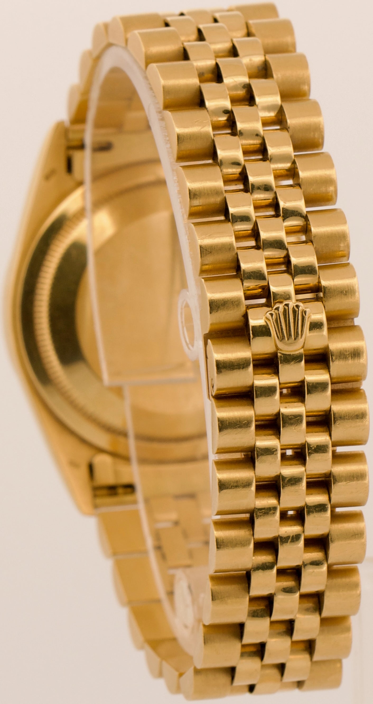 2021 RSC PAPERS Rolex DateJust 36mm CHAMPAGNE 18K Yellow Gold JUBILEE 16238 BOX