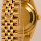 2021 RSC PAPERS Rolex DateJust 36mm CHAMPAGNE 18K Yellow Gold JUBILEE 16238 BOX