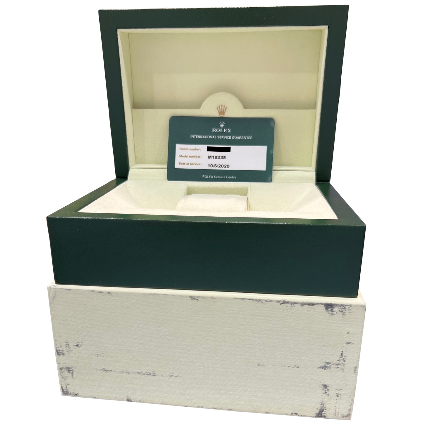 2020 RSC Rolex Day-Date President SILVER 18K Yellow Gold 36mm 18238 Watch BOX