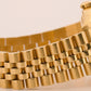 2021 RSC PAPERS Rolex DateJust 36mm CHAMPAGNE 18K Yellow Gold JUBILEE 16238 BOX