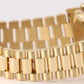 Rolex Day-Date PRESIDENT 18k Yellow Gold Black 36mm DIAMOND Bezel 118205 Watch