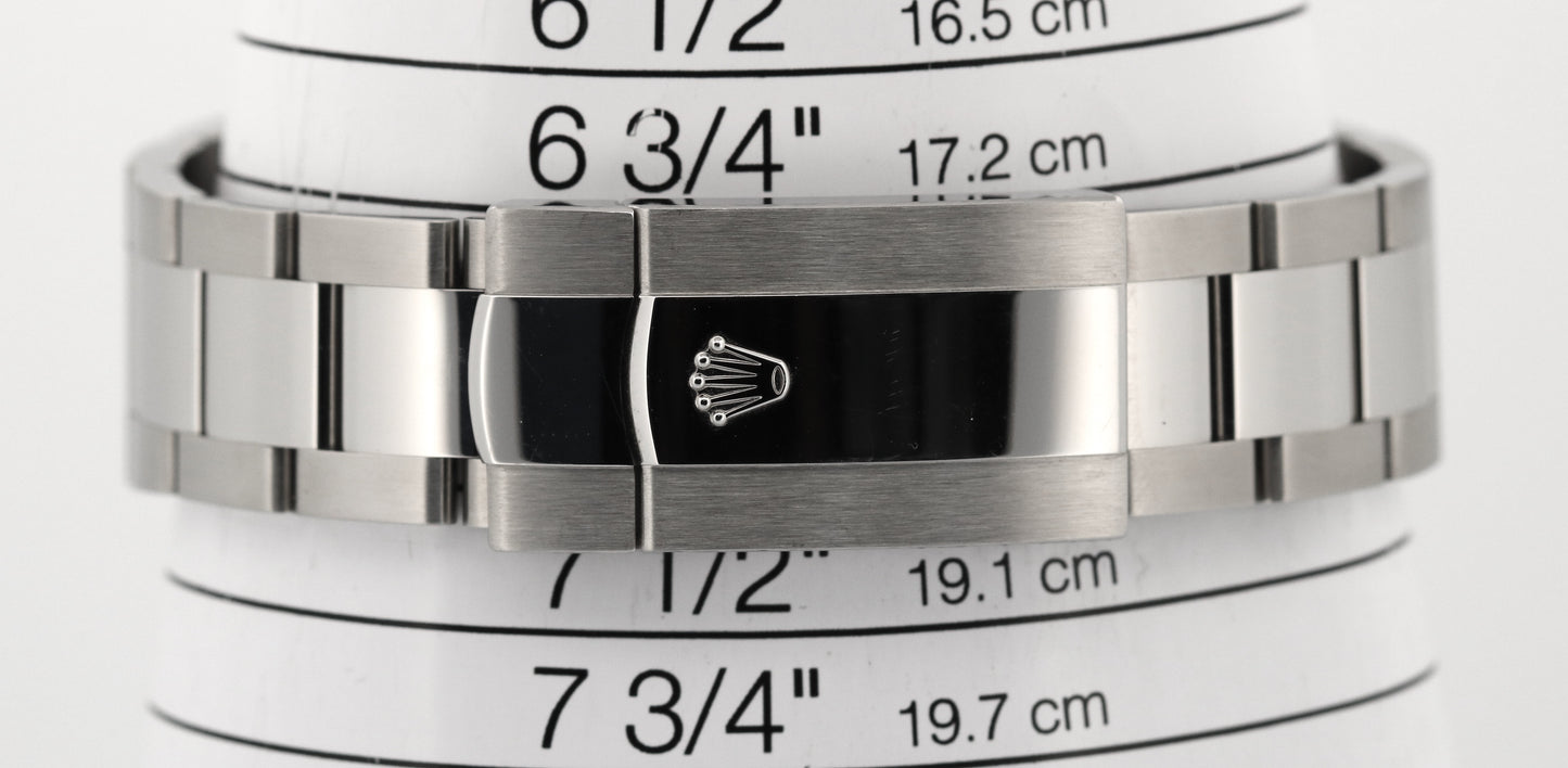 MINT Rolex Sky-Dweller BLUE Steel 18K White Gold 42mm OYSTER 326934 BOX