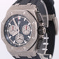 PAPERS Audemars Piguet Royal Oak Offshore BLUE Titanium Rubber 43mm 26420TI BOX