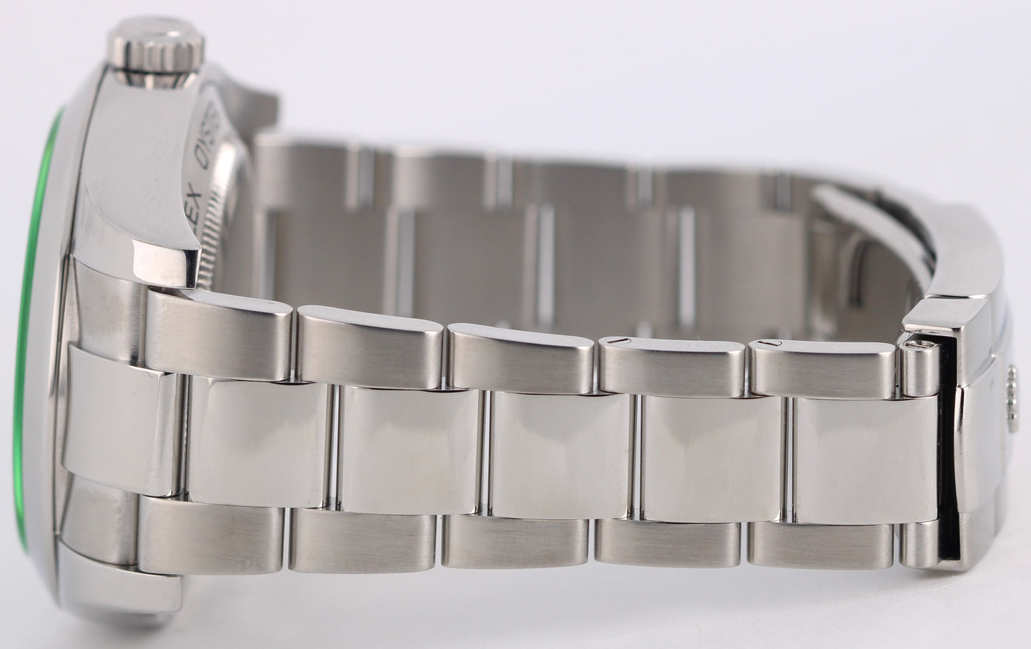 Rolex Milgauss Stainless Steel Green Crystal Black 40mm 116400 Watch