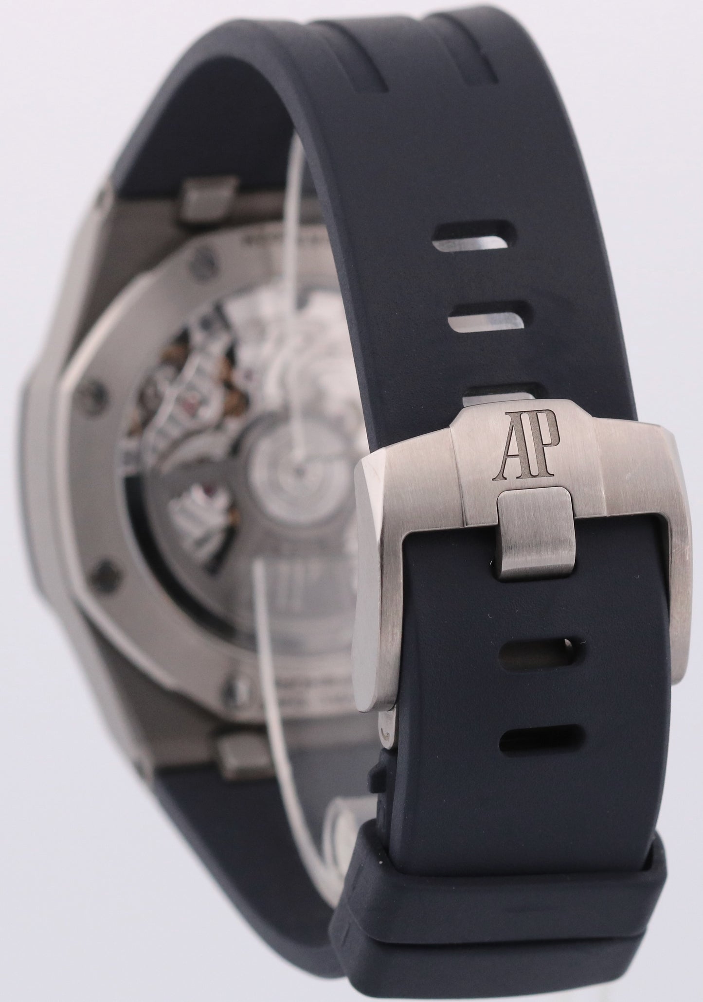 PAPERS Audemars Piguet Royal Oak Offshore BLUE Titanium Rubber 43mm 26420TI BOX