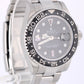 Rolex GMT-Master II Stainless Steel Black DIAMOND RUBY 40mm 116710 Watch