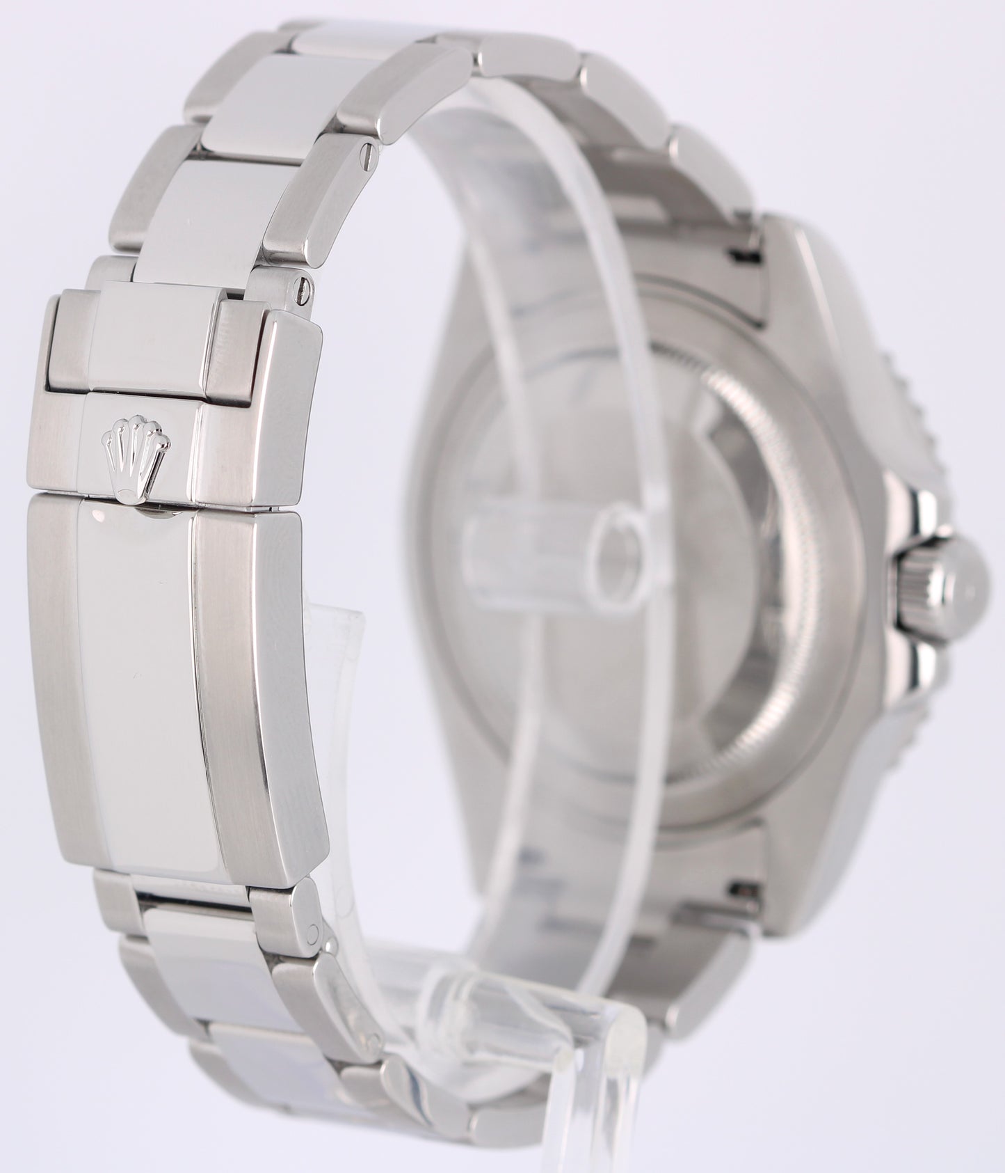 Rolex GMT-Master II Stainless Steel Black DIAMOND RUBY 40mm 116710 Watch