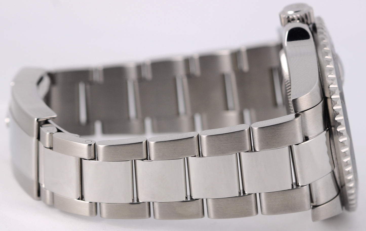 Rolex GMT-Master II Stainless Steel Black DIAMOND RUBY 40mm 116710 Watch