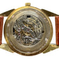 VINTAGE Vacheron Constantin 18k Yellow Gold Silver 33mm 4752 Leather Watch