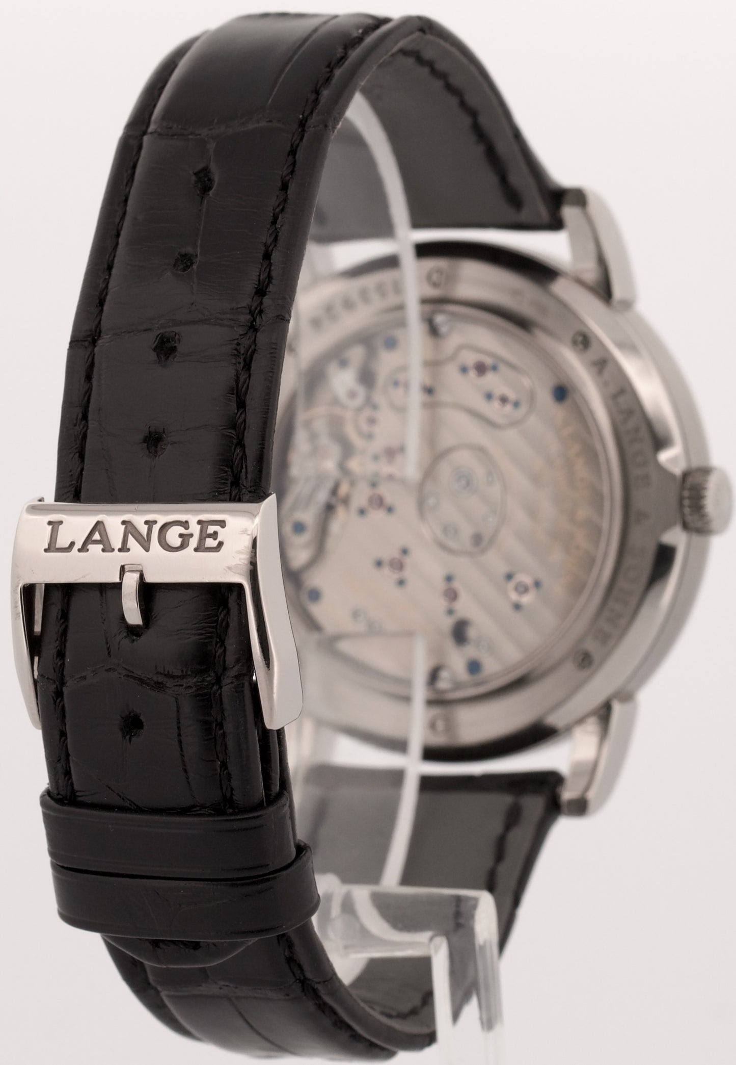 2007 PAPERS A. Lange & Sohne LUMINOUS BLACK 18K White Gold 41.9mm 115.029 BOX
