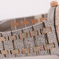 Audemars Piguet Royal Oak PAVE DIAMOND 18K Rose Gold Steel 33mm Watch 67650SR