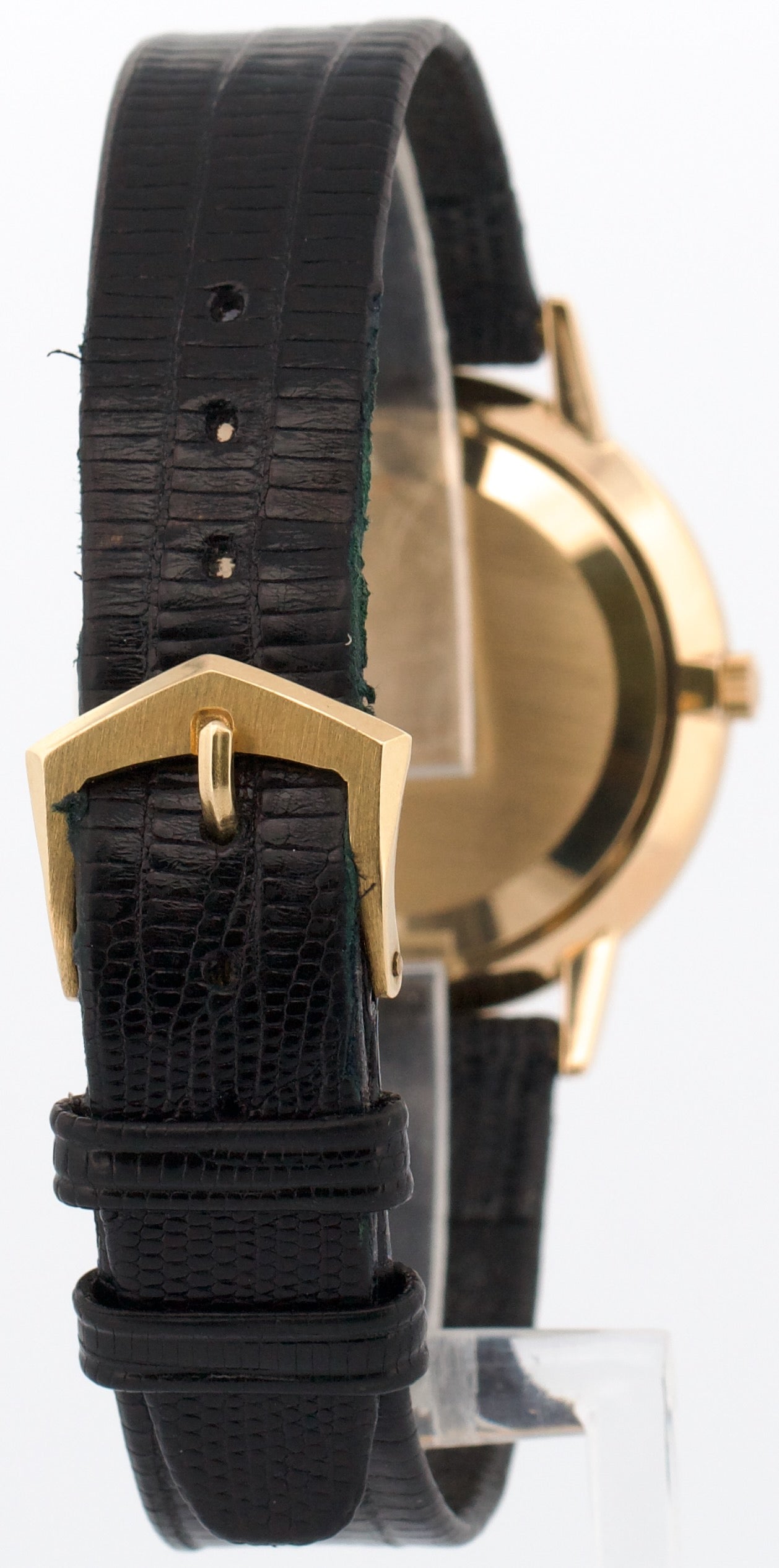 PAPERS Patek Philippe Calatrava 33mm PORCELAIN Ivory Manual 18K Gold 3893 BOX