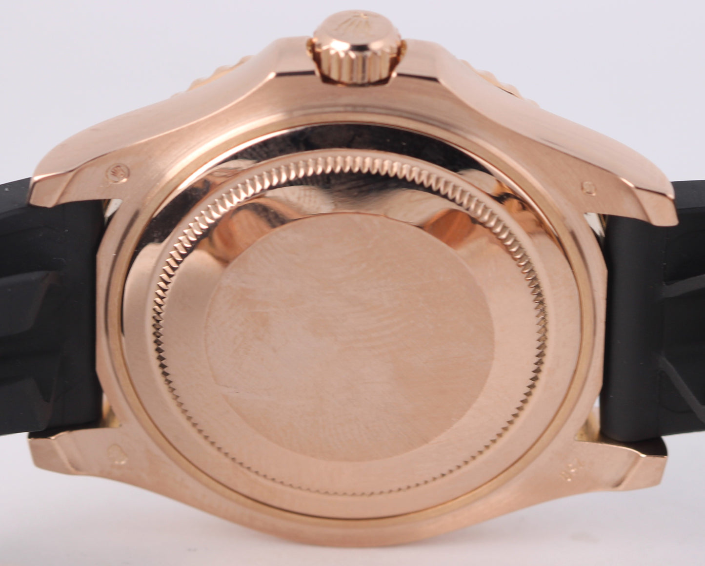 Rolex Yacht-Master 18k Rose Gold DIAMND PAVE 37mm RAINBOW GEMSTONE 268655