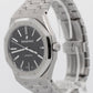 PAPERS Audemars Piguet Royal Oak BLACK 41mm Stainless Steel Watch 15400ST BOX